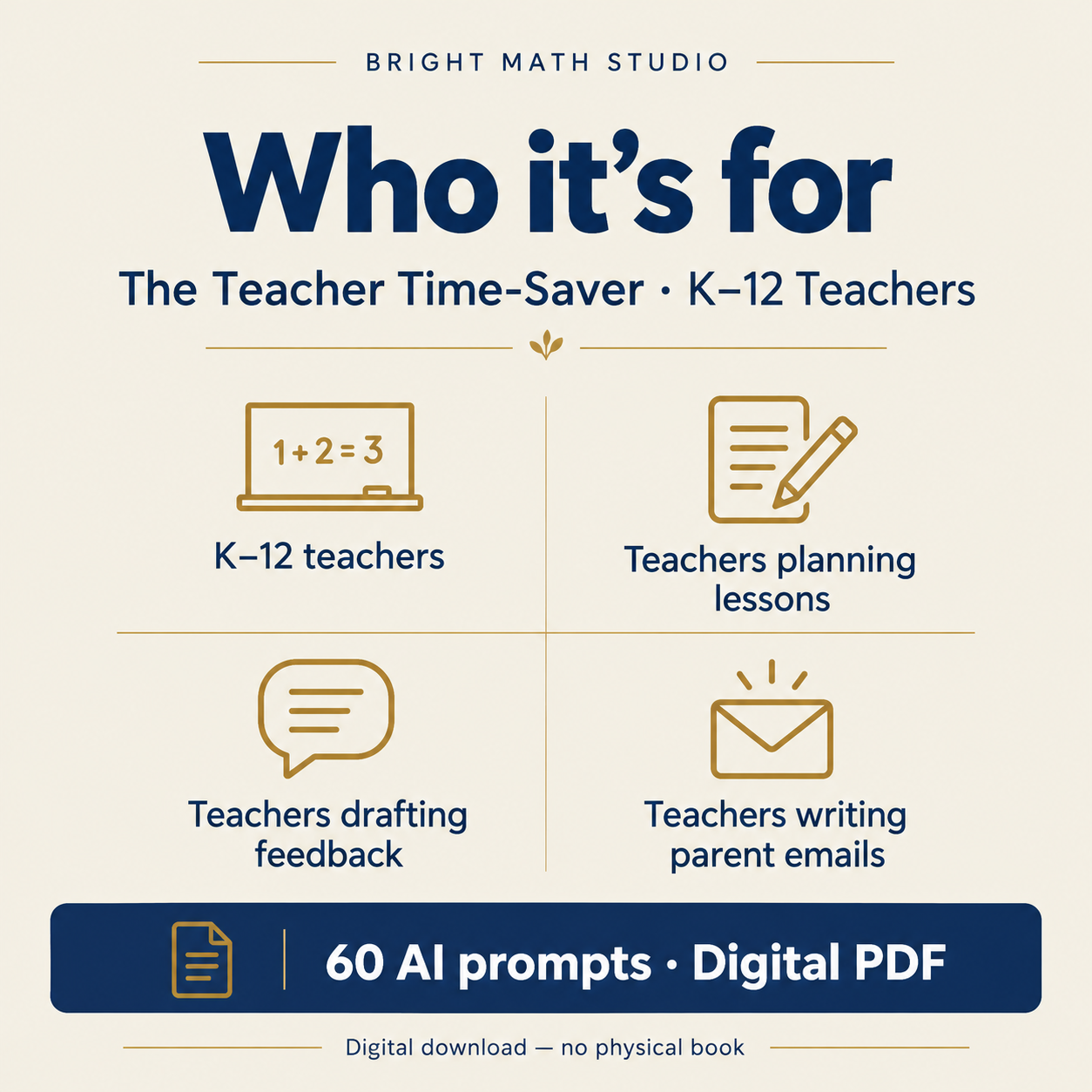 The Teacher Time-Saver — intended learners and users