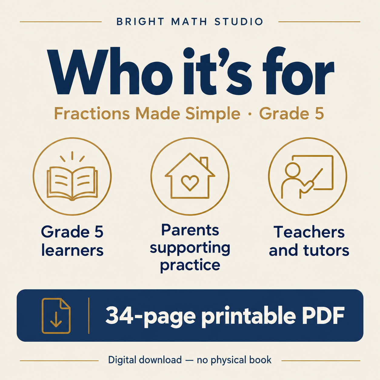Fractions Made Simple — intended learners and users